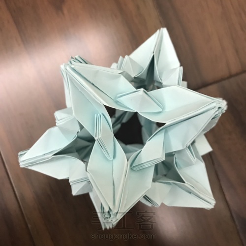 台风天的折纸花球3 第48步