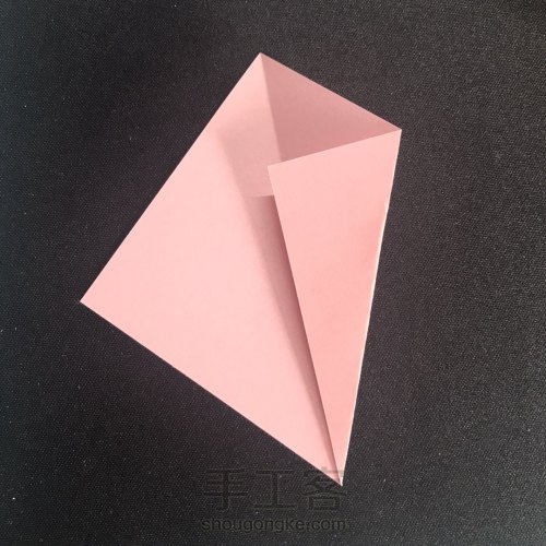 简单的折纸花球 第3步