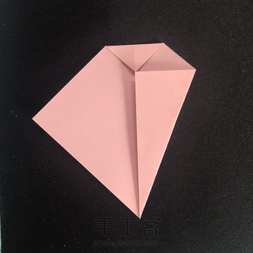 简单的折纸花球 第4步