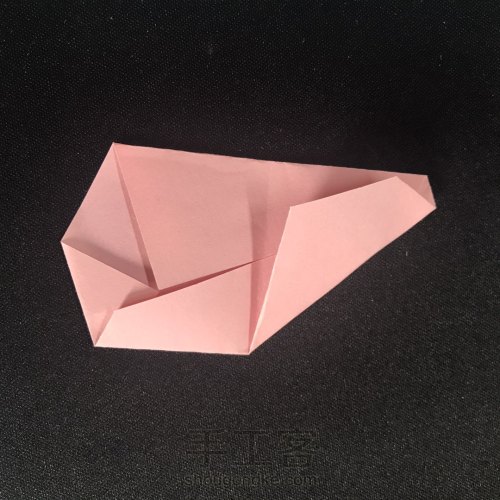 简单的折纸花球 第11步
