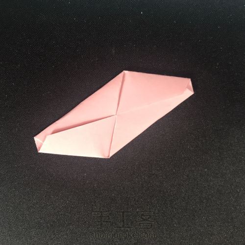 简单的折纸花球 第14步