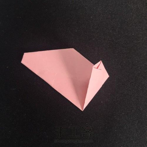 简单的折纸花球 第16步