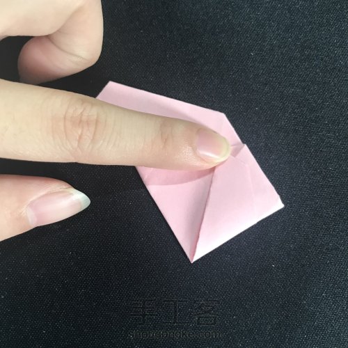 简单的折纸花球 第17步