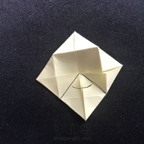 发光的折纸花球 第13步