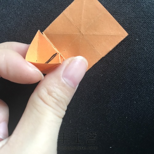 发光的折纸花球 第29步