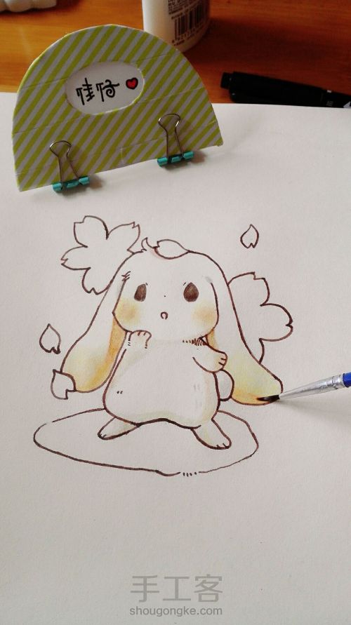 【临摹】小肉兔插画【第一弹 第5步