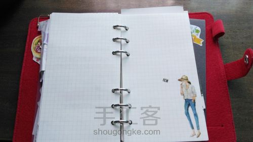 黑白风手帐 第3步