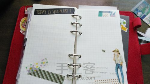 黑白风手帐 第7步