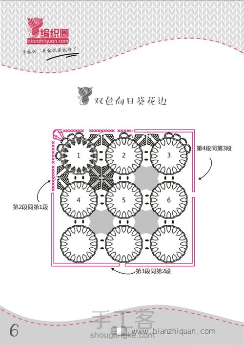 向日葵🌻坐垫 第3步