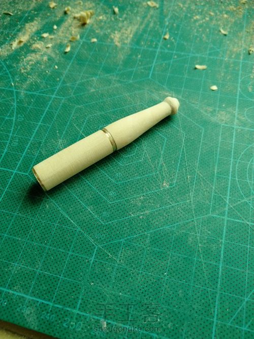 山茶木双过滤烟嘴 第7步