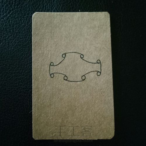 禅绕画小书签 第1步