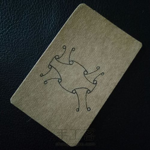 禅绕画小书签 第2步