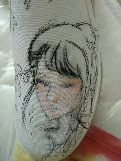 手绘鞋⊙﹏⊙ 第6步