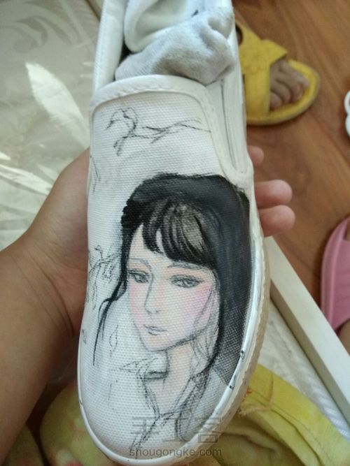 手绘鞋⊙﹏⊙ 第7步