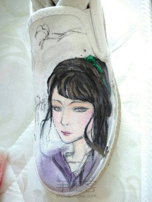 手绘鞋⊙﹏⊙ 第9步
