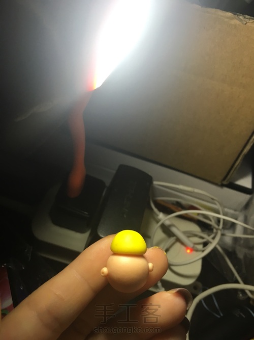 软陶小人挂件 第2步