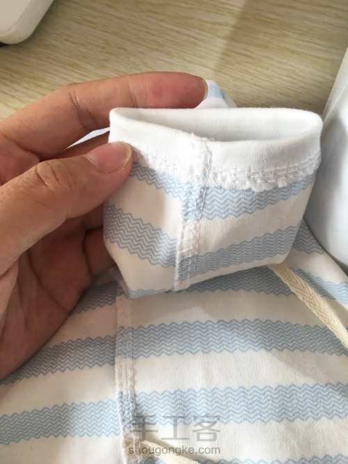 新生儿系带和尚服 第13步