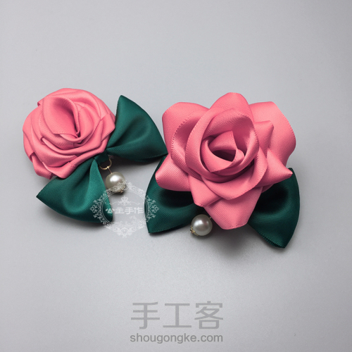 【公主手作】520情人节两种玫瑰花胸针的做法 第1步