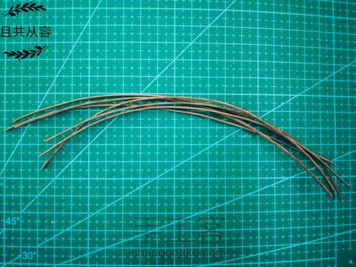 从容·迷你纸藤礼帽 第1步