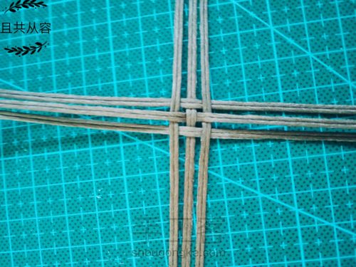 从容·迷你纸藤礼帽 第4步