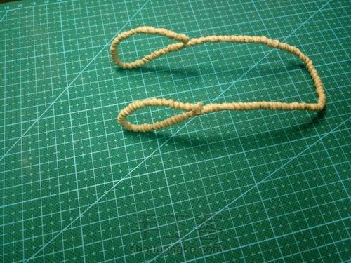 从容·迷你纸藤躺椅 第2步