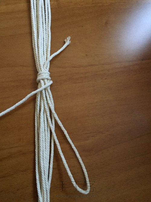 棉线编织吊篮 第2步