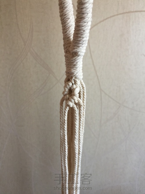 棉线编织吊篮 第18步