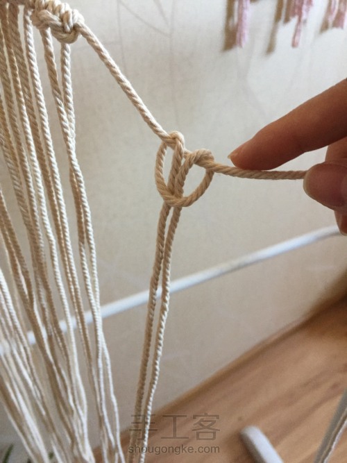 棉线编织吊篮 第25步