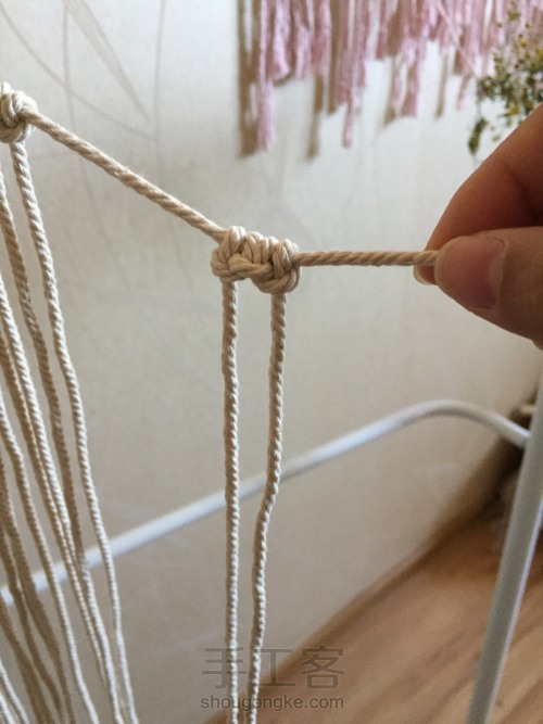 棉线编织吊篮 第27步