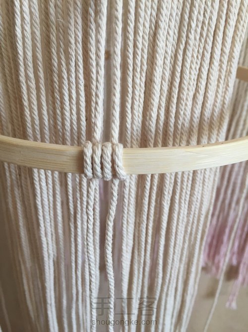 Macrame编织灯罩 第6步