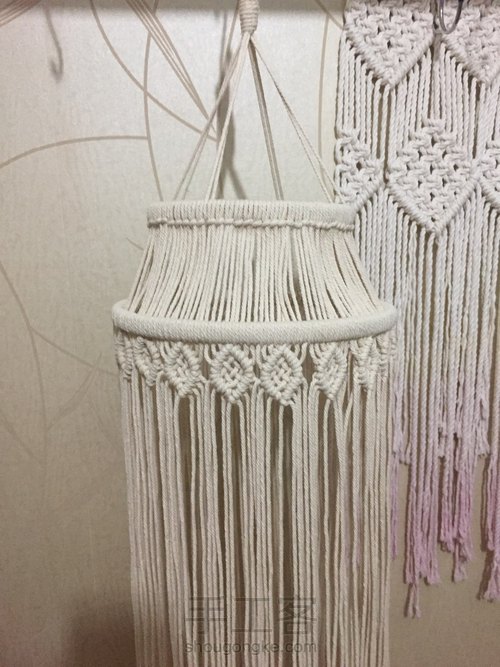 Macrame编织灯罩 第18步