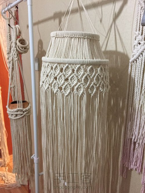 Macrame编织灯罩 第19步