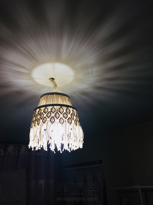 Macrame编织灯罩 第20步