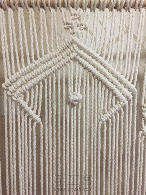 macrame挂毯编织 第32步