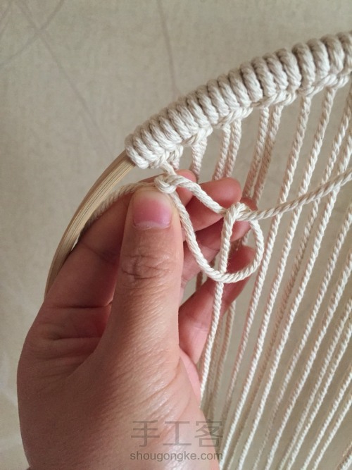macrema编织挂饰 第8步