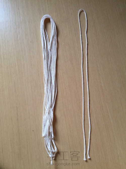 编织雪花片 第1步