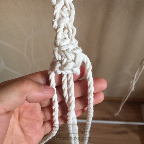 Macrame 手编腰带简约款 第8步