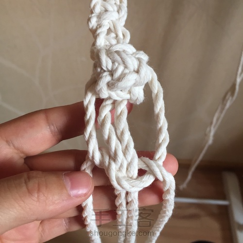 Macrame 手编腰带简约款 第9步