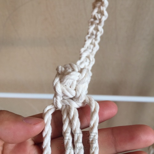 Macrame 手编腰带简约款 第10步