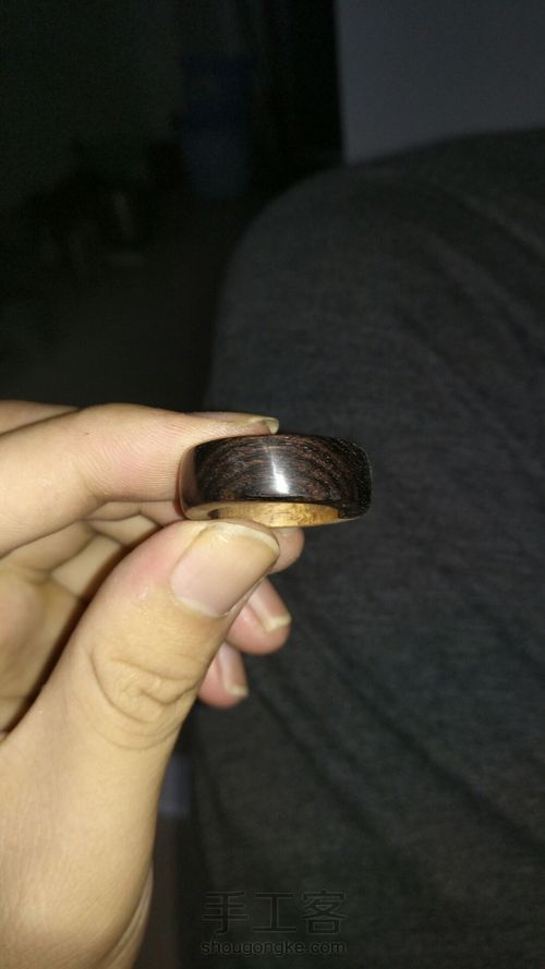 阴阳木戒指 第8步