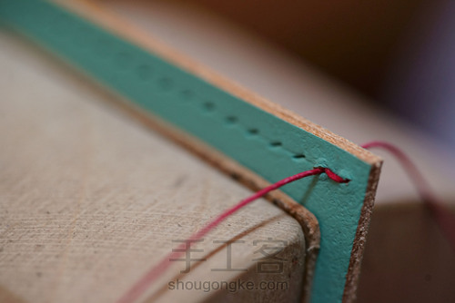 详解双面打斩双波浪缝线技法 第25步