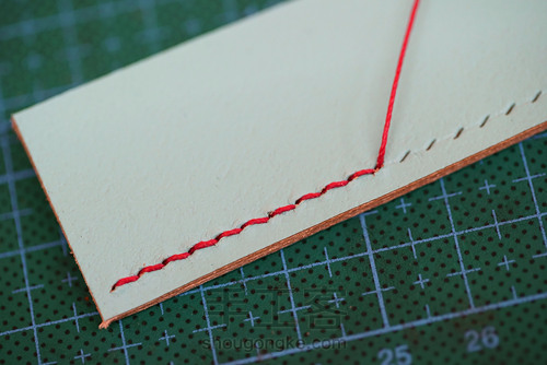 详解双面打斩双波浪缝线技法 第26步