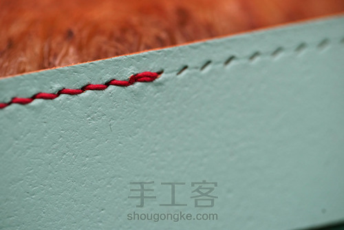 详解双面打斩双波浪缝线技法 第28步