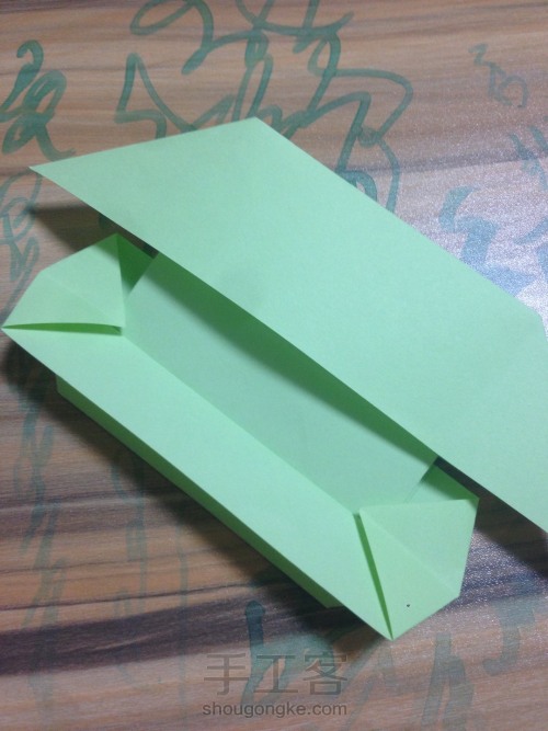 四叶草折纸 第8步