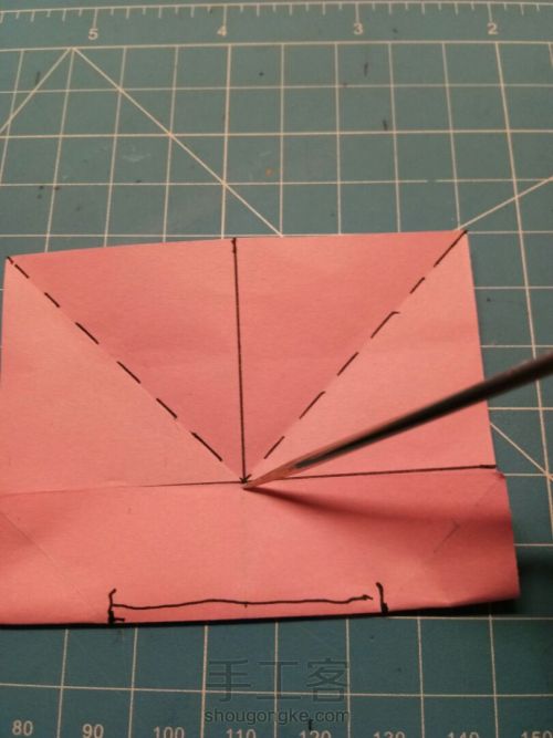 简单的小纸花（原创）~ 第4步