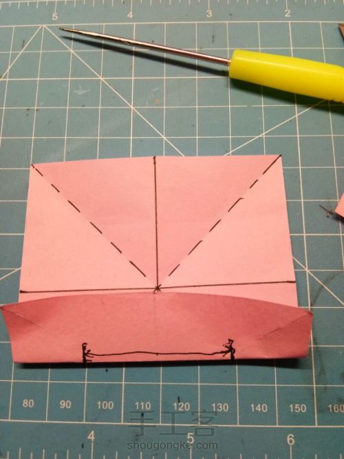 简单的小纸花（原创）~ 第5步