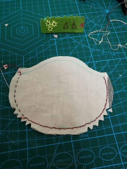 【收纳控】两片圆形口金之波纹圈圈 第10步