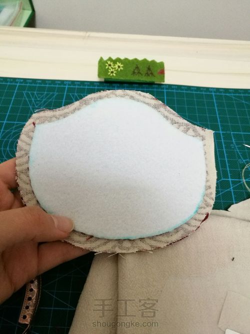 【收纳控】两片圆形口金之波纹圈圈 第5步
