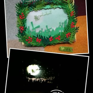【节日·圣诞节】圣诞夜小镇的灯箱