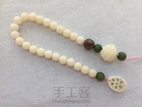 风化菩提莲花「车挂」教程 第6步